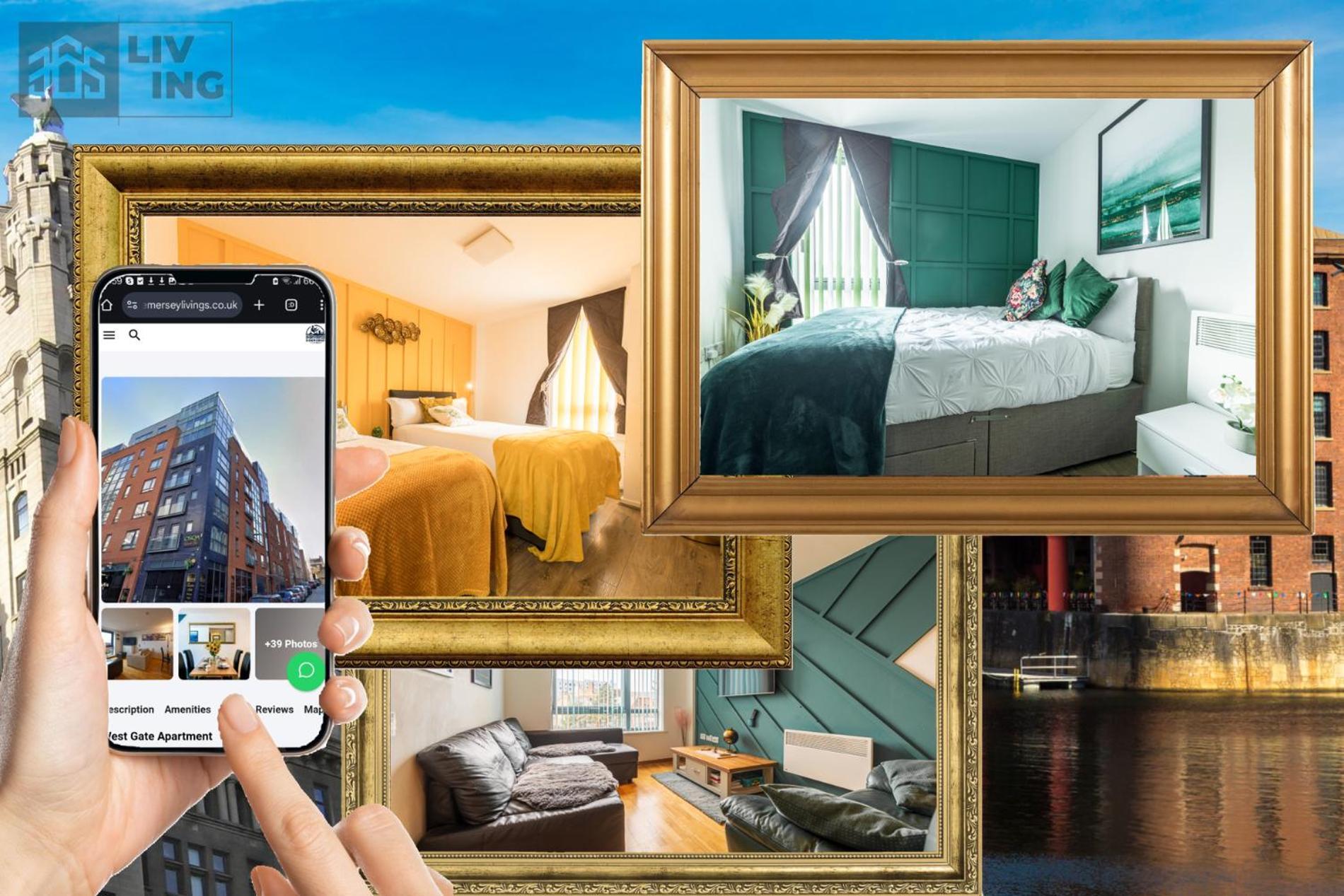 Sidemersey Livings- Convenient And Central 2-Bedroom Haven In L1 Ливърпул Екстериор снимка